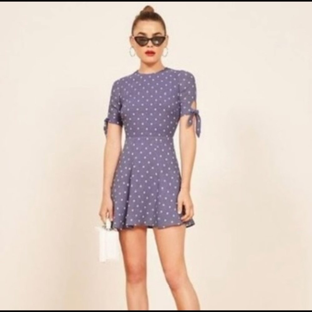 Reformation March dress in Viola print! Size 4! NWT 💜💜💜💜